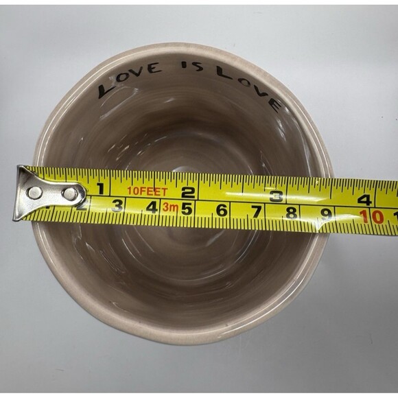 Anthropologie Hestia Coffee Cup Mug Love is Love Used - Picture 10 of 10